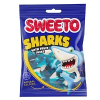 Sweeto Sharks Fruit Jelly Pouch 80gm